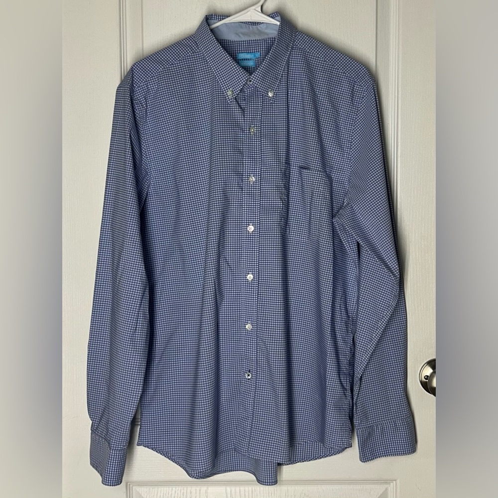 J McLaughlin Shirt XL Modern Fit Button Down Business Casual Workwear Preppy
